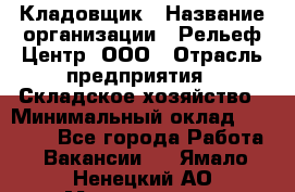 Кладовщик › Название организации ­ Рельеф-Центр, ООО › Отрасль предприятия ­ Складское хозяйство › Минимальный оклад ­ 28 000 - Все города Работа » Вакансии   . Ямало-Ненецкий АО,Муравленко г.